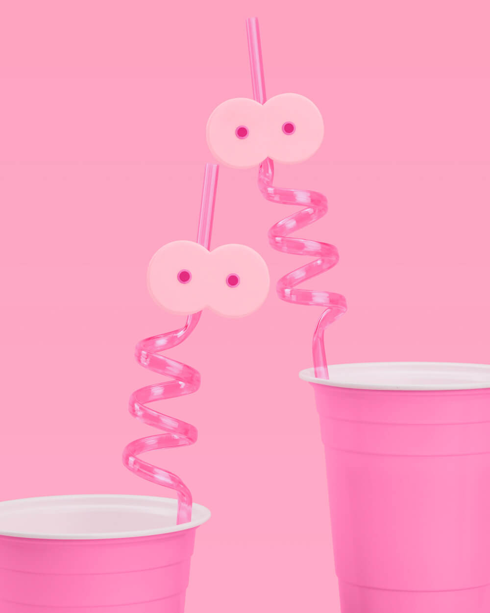 Breast In Show Straws - 8 reusable straws