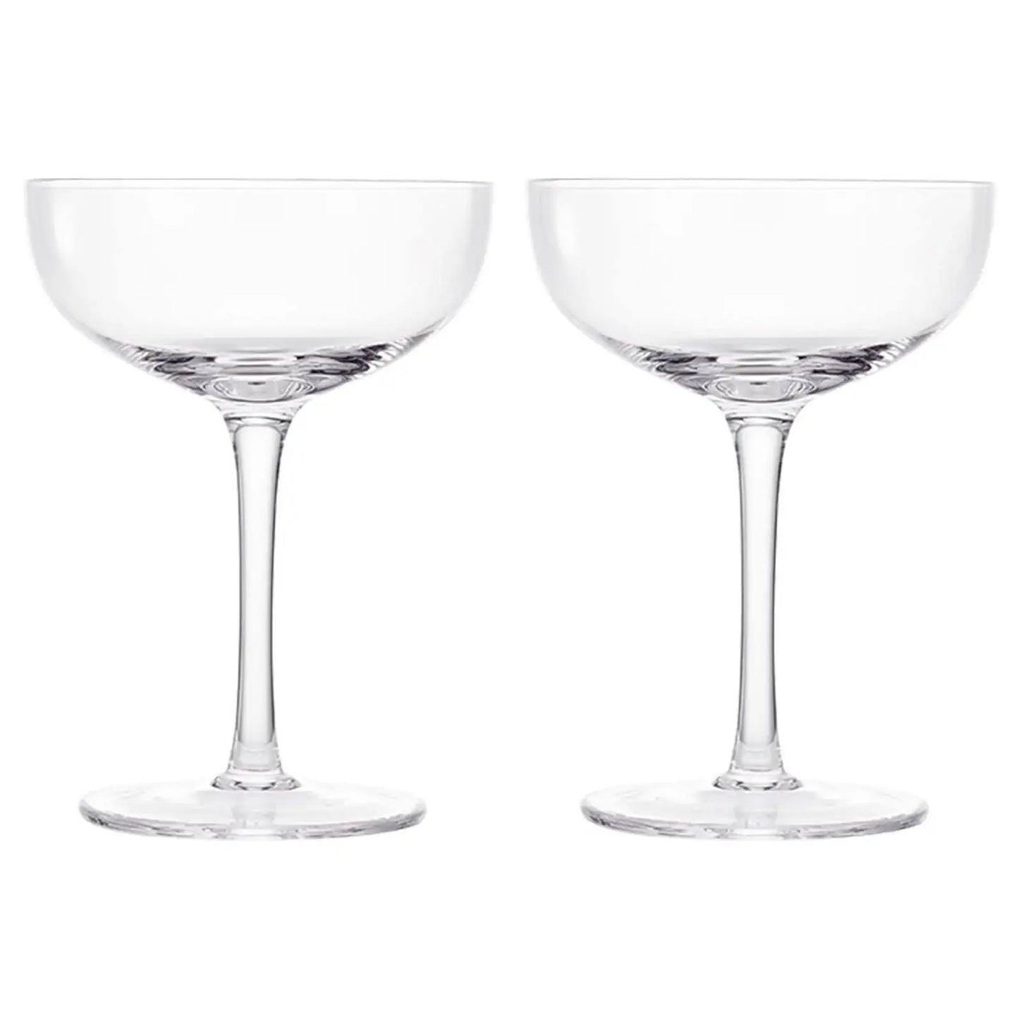Classica Champagne Coupe Cocktail Glassware, Set of 2