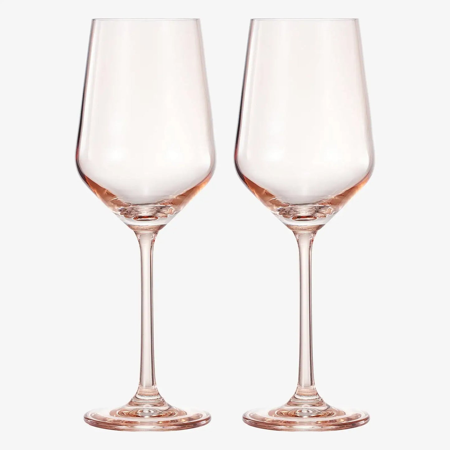 Tonal Stemmed Wine Glassware, Tan, Set of 2
