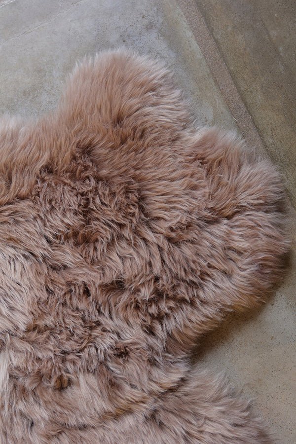 Six Piece Sheepskin Area Rug