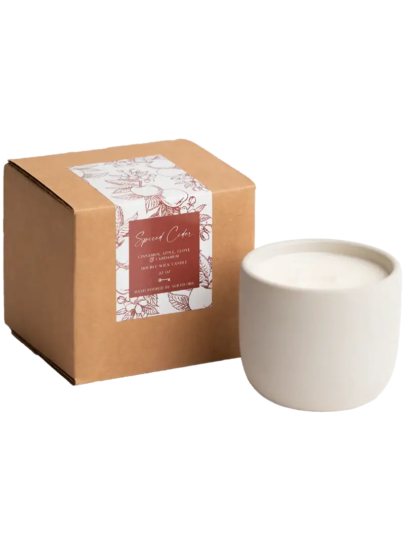 Spiced Cider Cement Candle