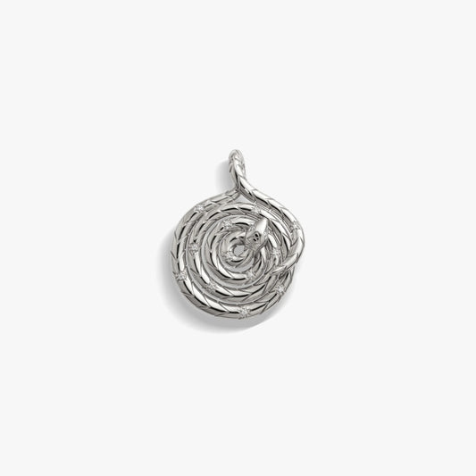 Sapphire Spiral Snake Coin