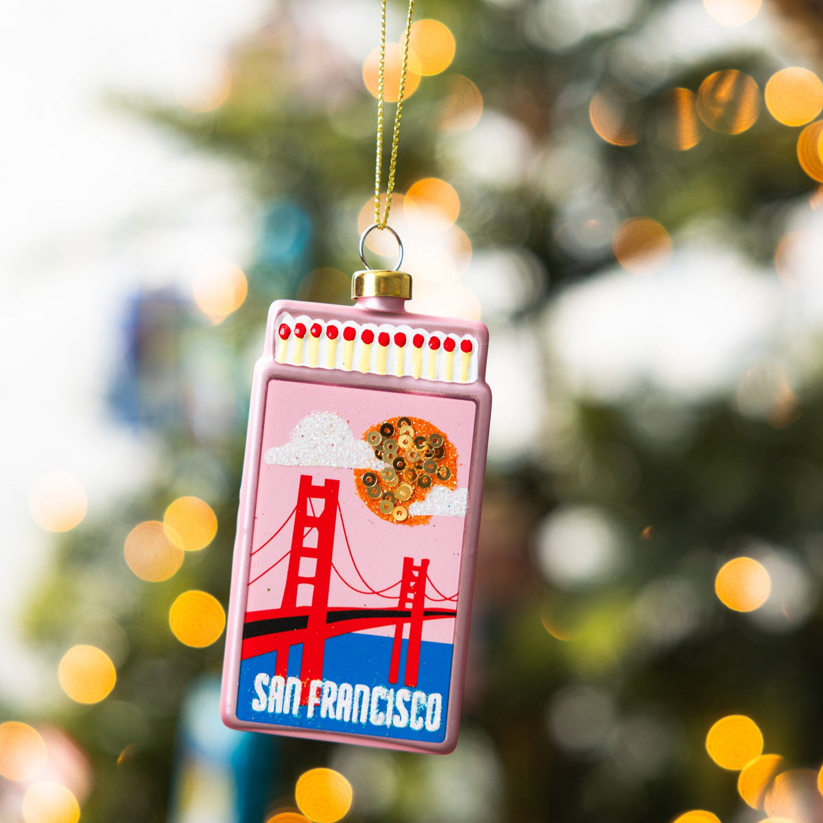 Matchbook Ornament - San Francisco
