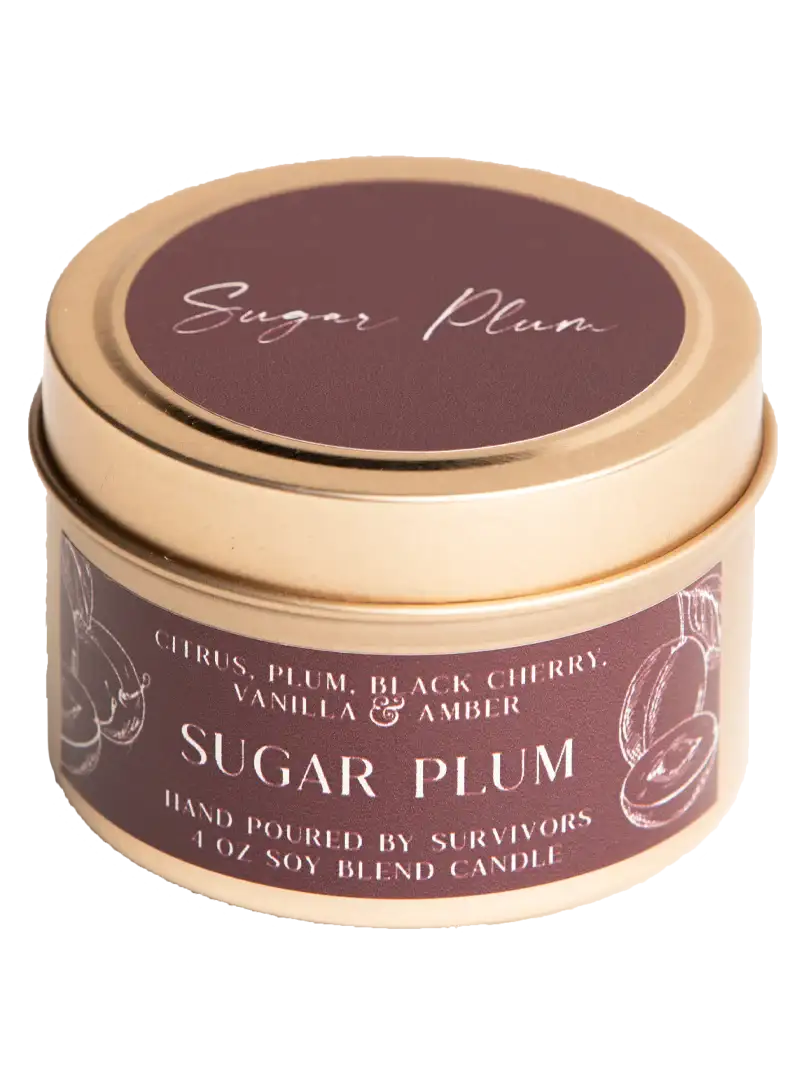 Sugar Plum Tin Candle