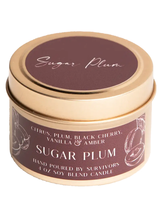 Sugar Plum Tin Candle