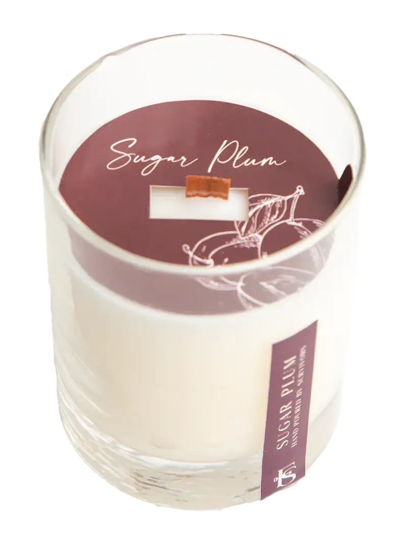Sugar Plum Wooden Wick Candle