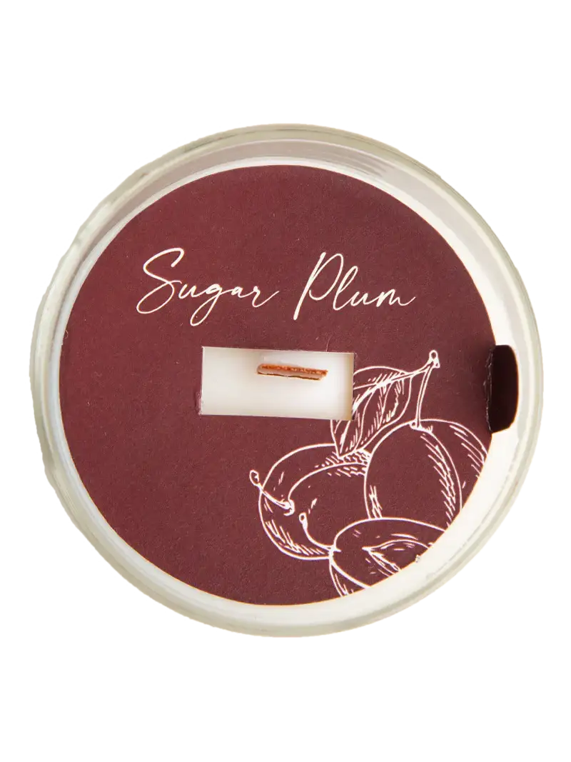 Sugar Plum Wooden Wick Candle