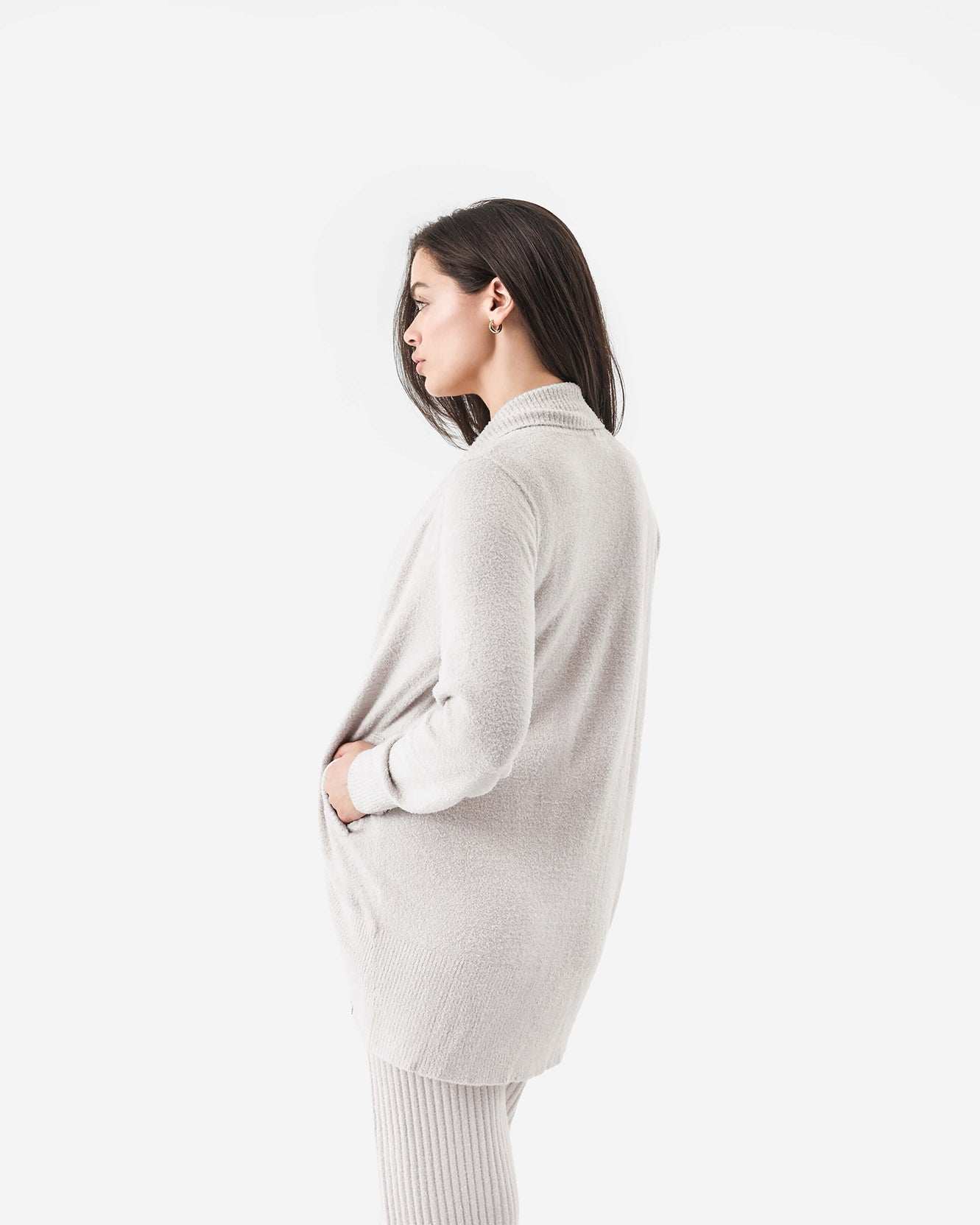 Cloud Cool Relaxed Open Front Cardigan