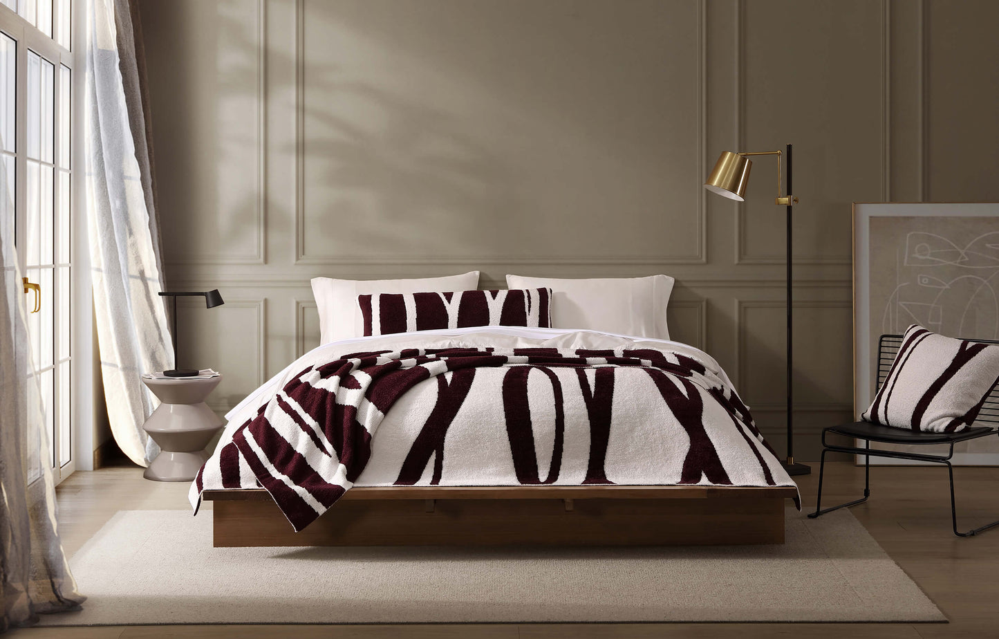 Cloud Silque Woodland Lumbar Pillow