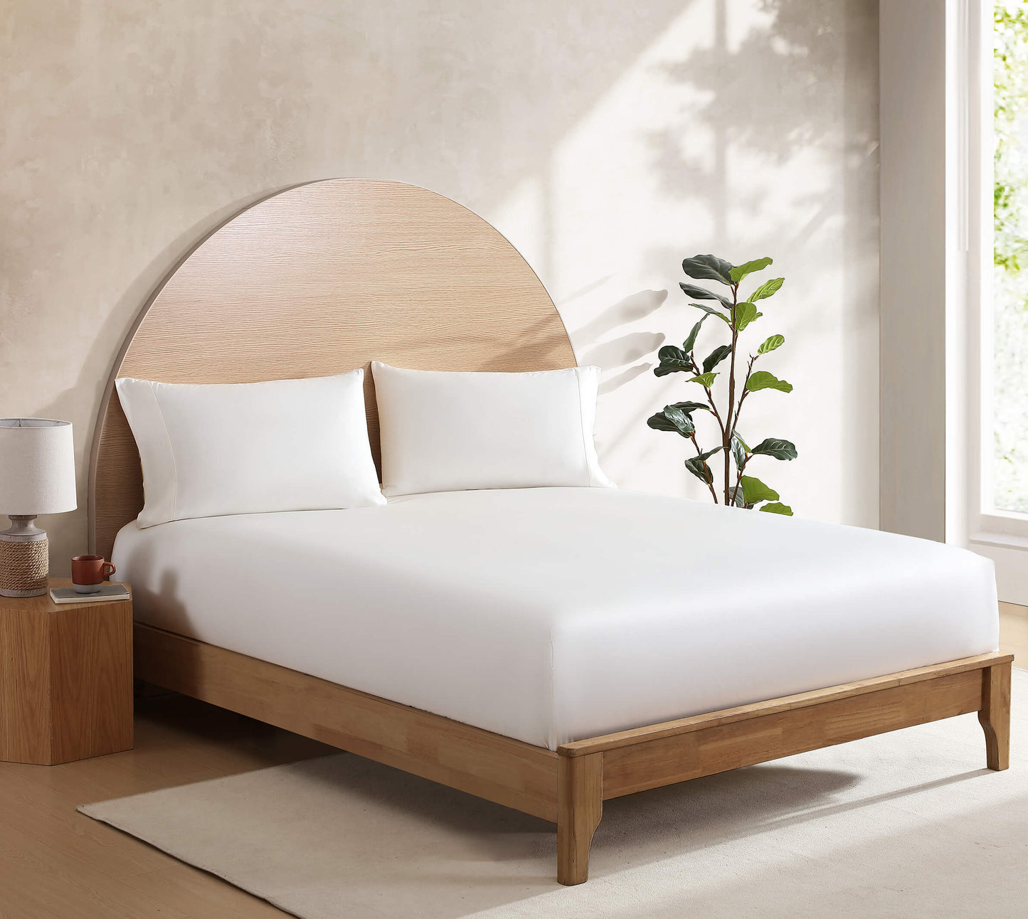 Premium Bamboo Viscose Fitted Sheet Set