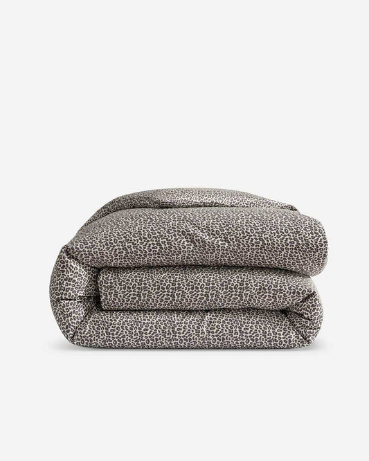 Silky Lyocell Leopard Print Duvet Cover | Last Chance