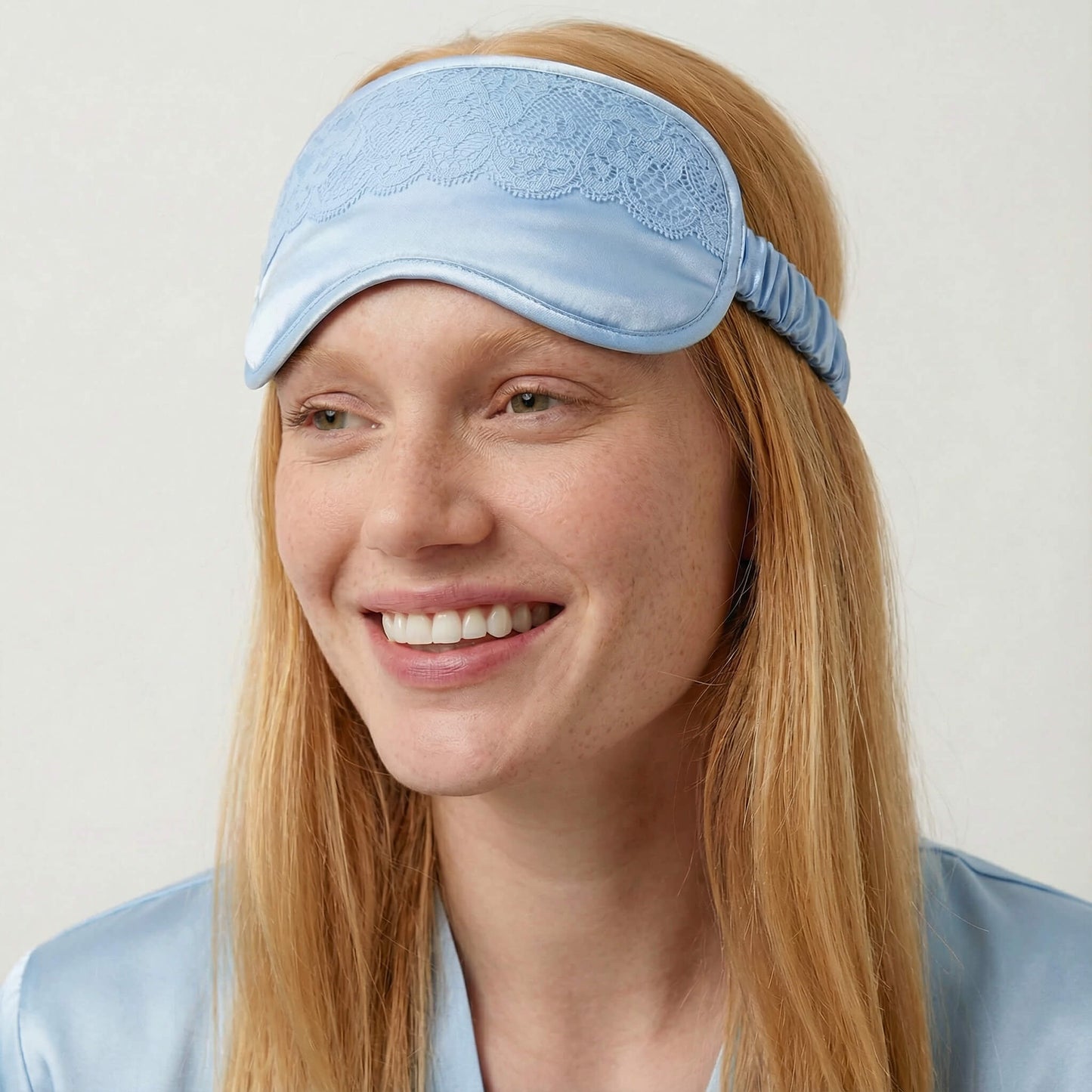 EcoSilk Lace Trim Sleep Mask