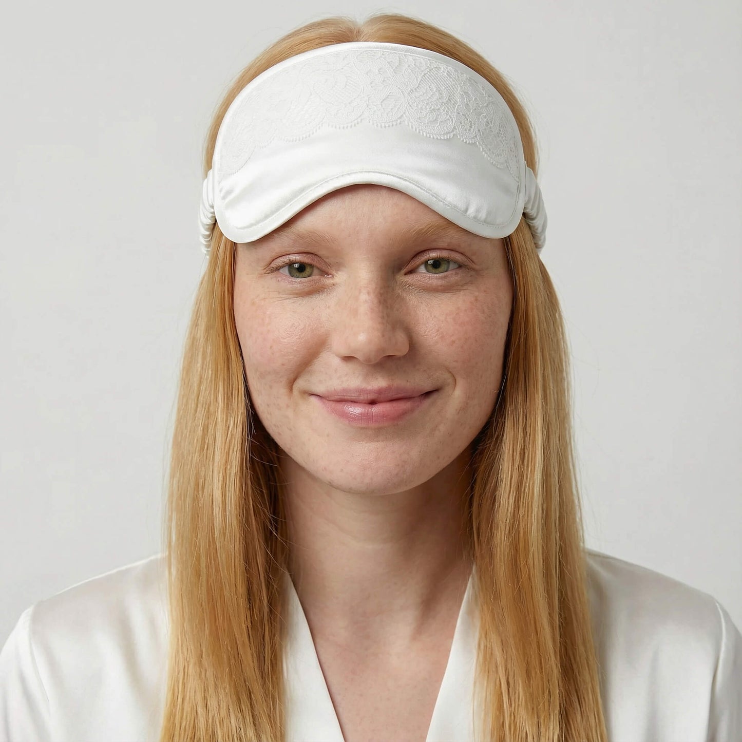 EcoSilk Lace Trim Sleep Mask