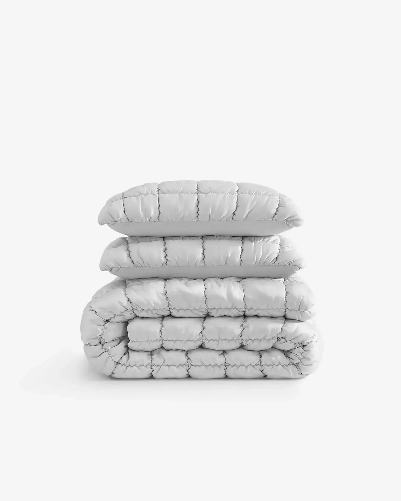 Silky Lyocell Puff Comforter Bundle