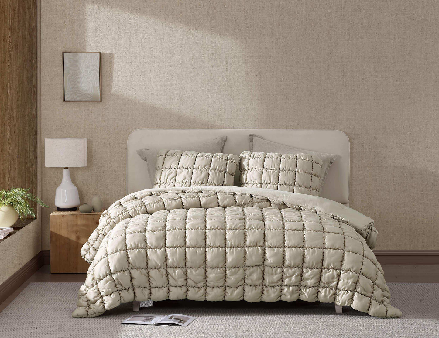 Silky Lyocell Puff Comforter