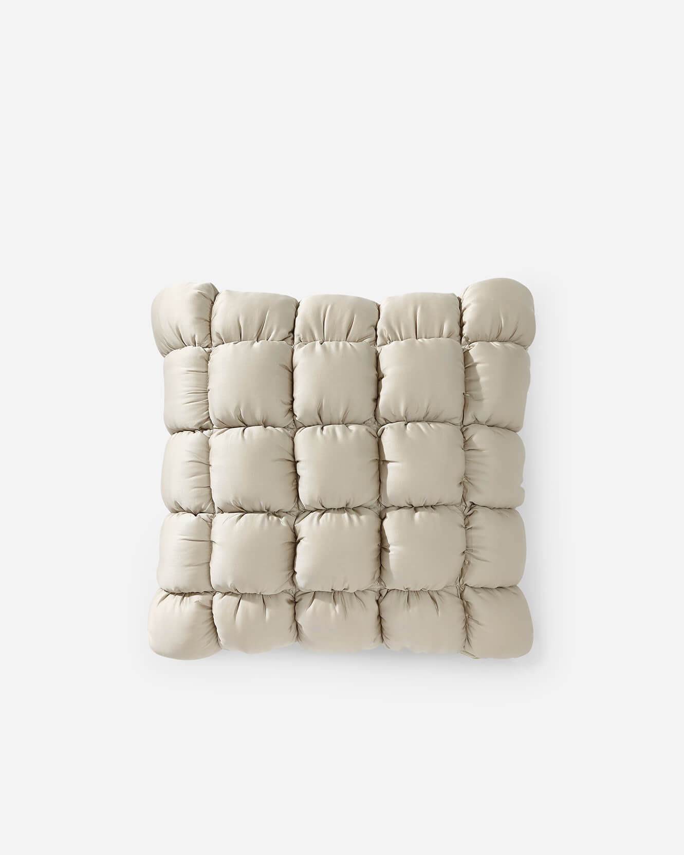 Silky Lyocell Puff Throw Pillow