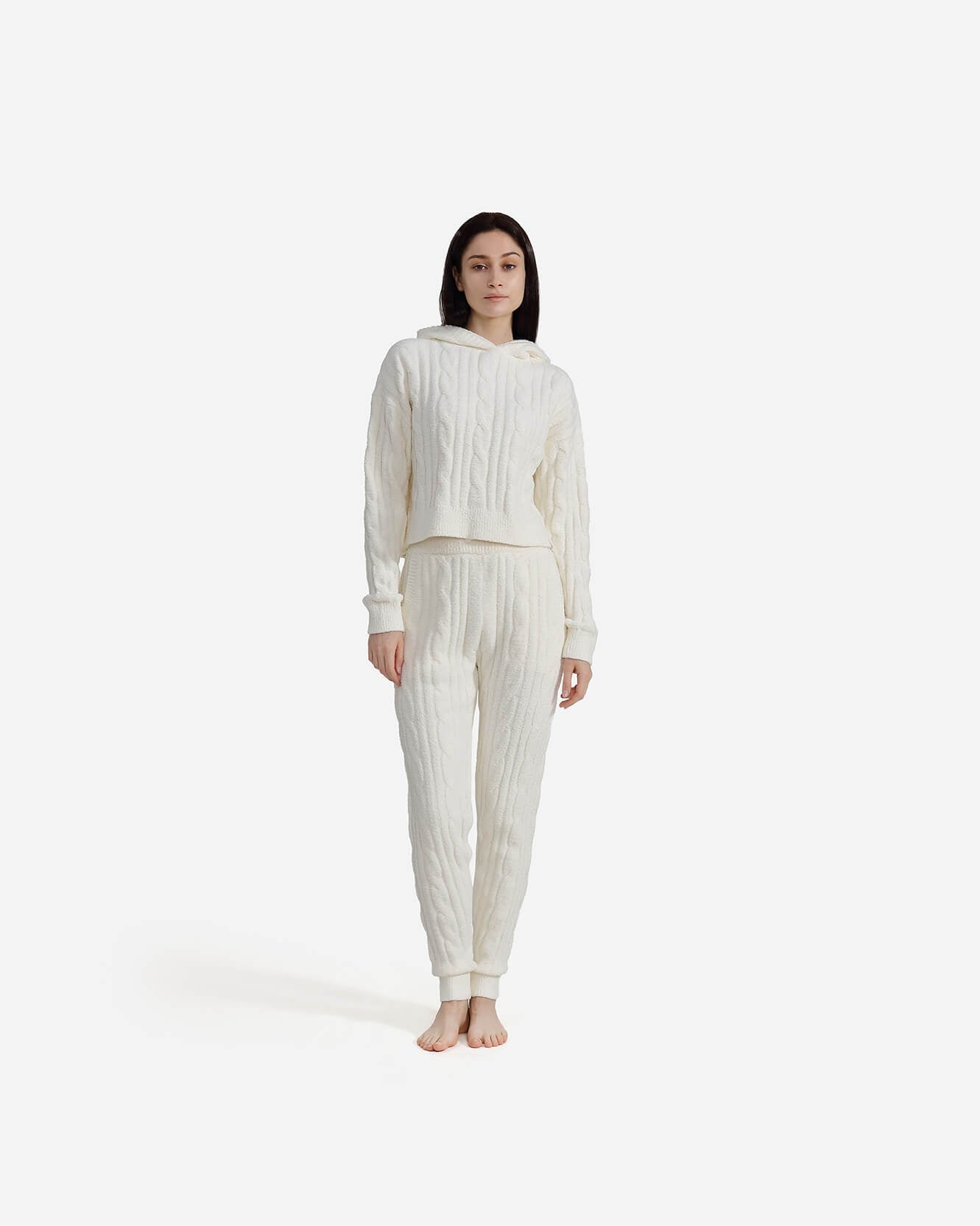 Snug Lite Braided Cropped Hoodie