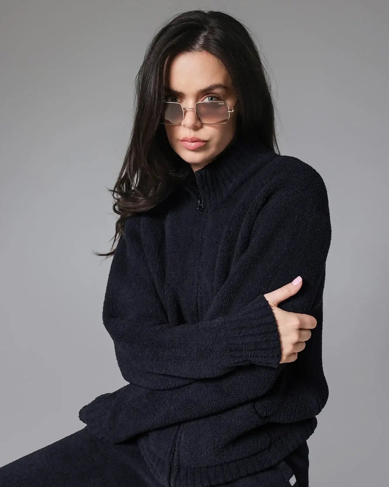 Snug Lite Mock Neck Zip-Up