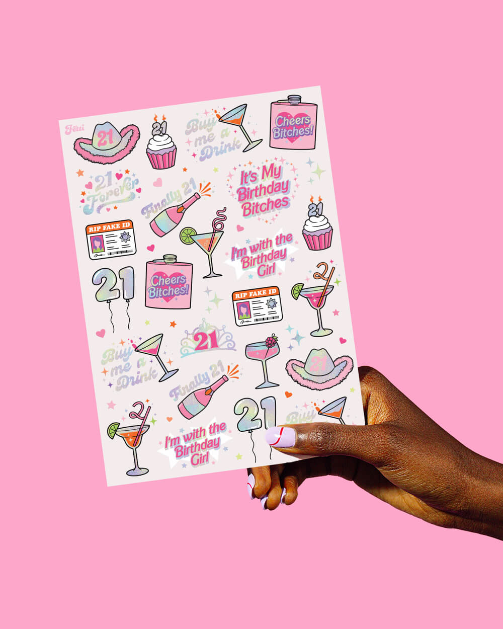 Legal AF Pack - straw, tiara + tattoos