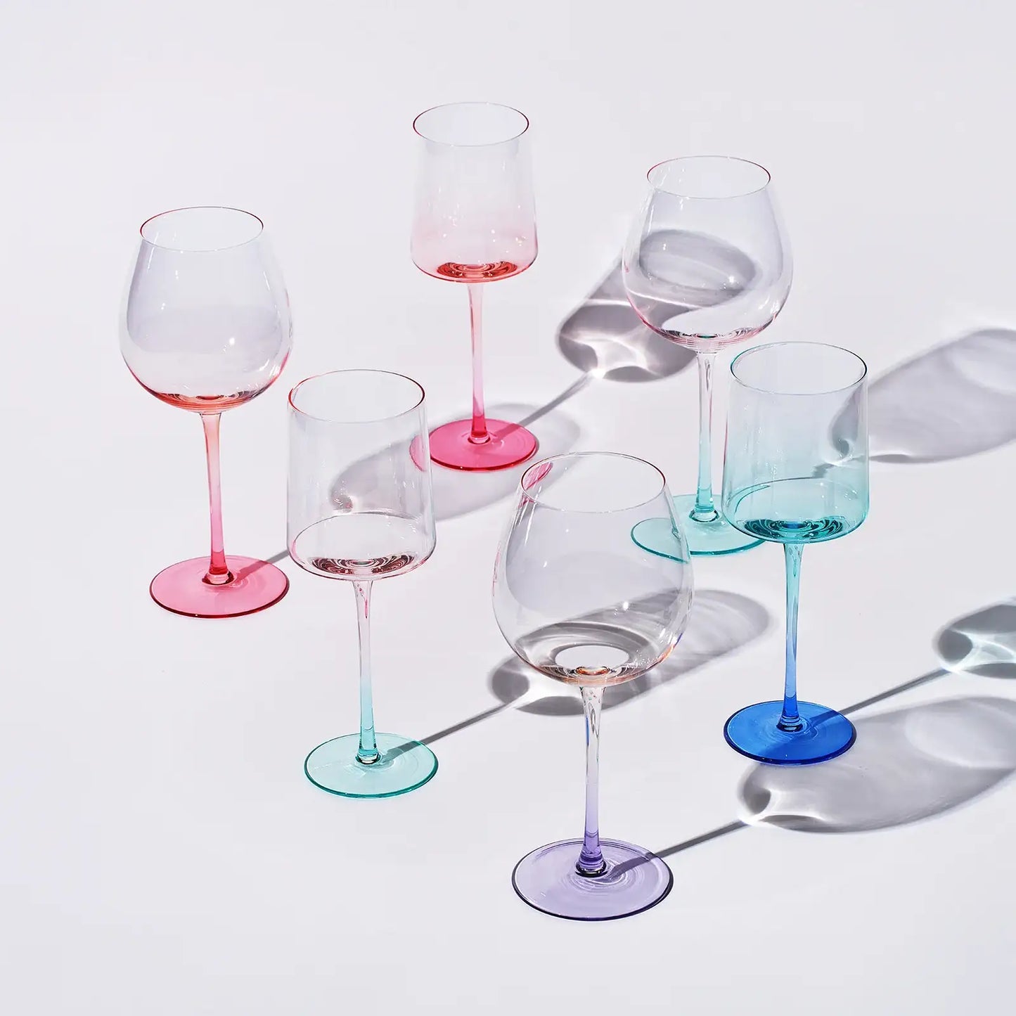 Alba Balloon Stemmed Wine Glassware, Set of 4
