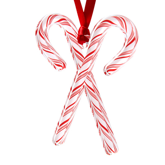 Candy Canes Acrylic Ornament