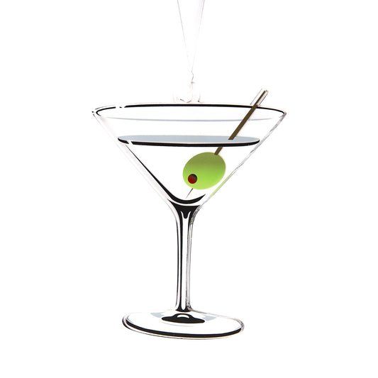 Martini Acrylic Ornament