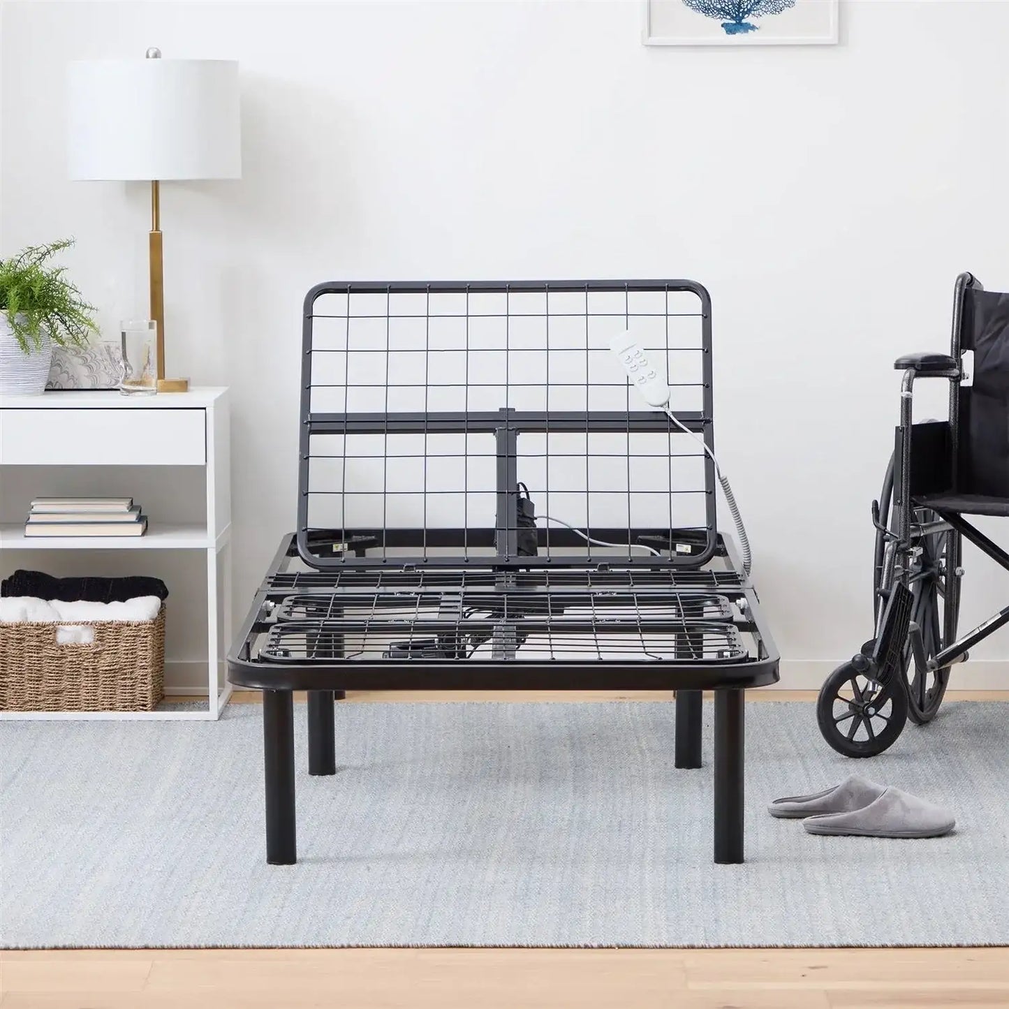 Twin XL Remote Remote Controlled Steel Adjustable Bed