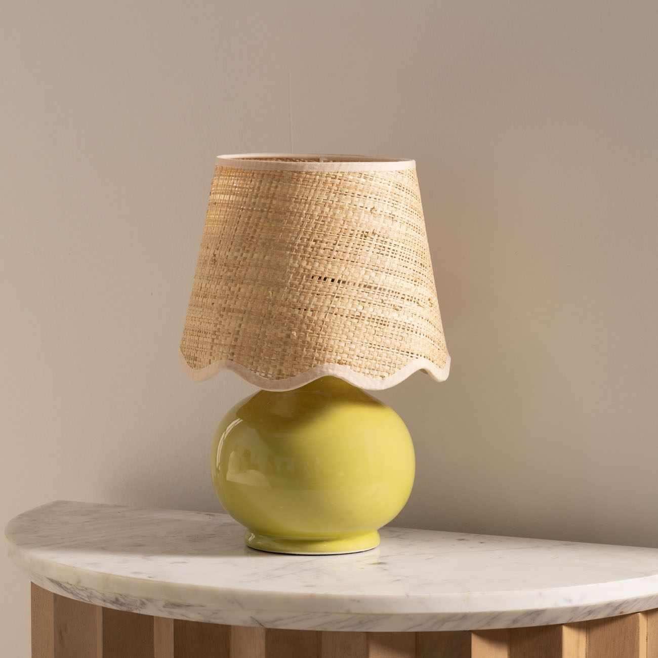 Theisseil Olive Green Table Lamp