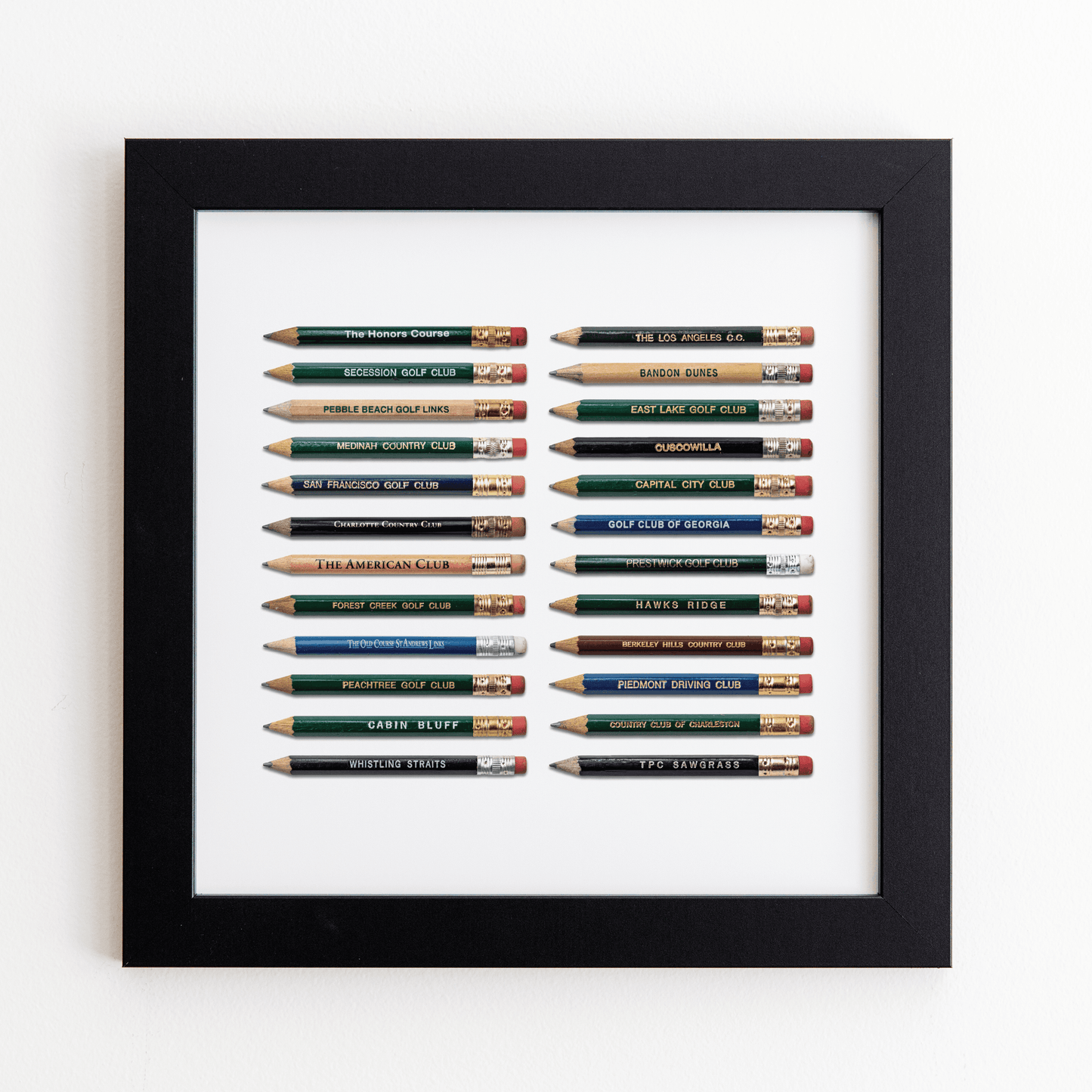 The Golf Pencil Collection