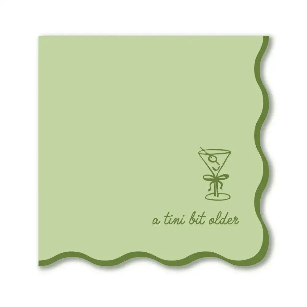 Tini Bit Older - Classic Martini - Cocktail Napkins