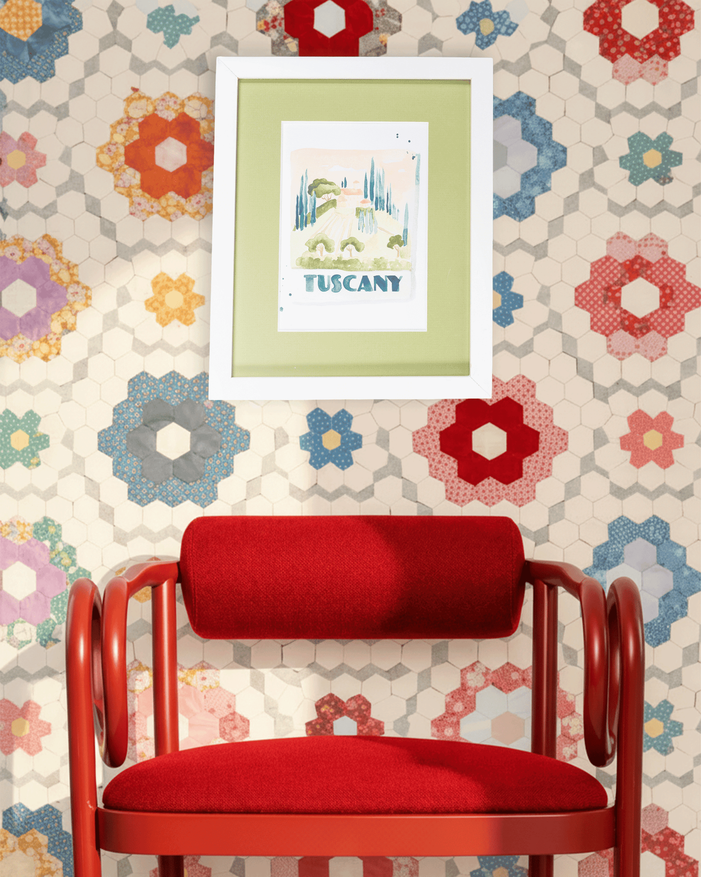 Tuscany Matchbook Art Print