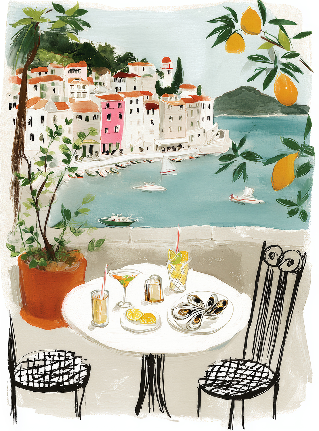 Amalfi Coast Wall Art - 2