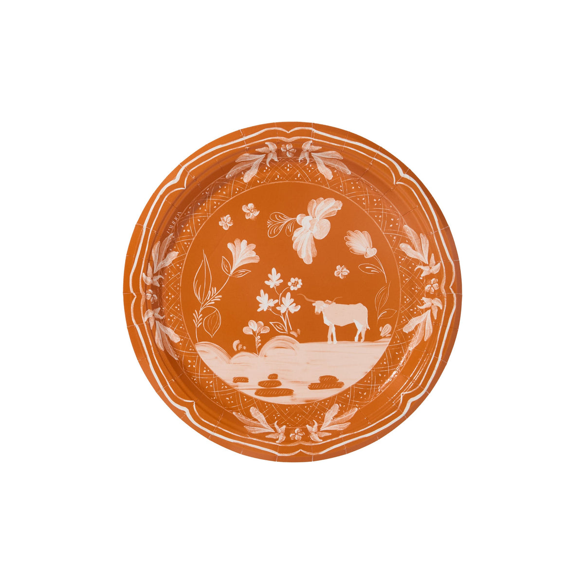 Austin Longhorn Cow Mini Hors d'oeuvre Collegiate Paper Plates - 50 pack