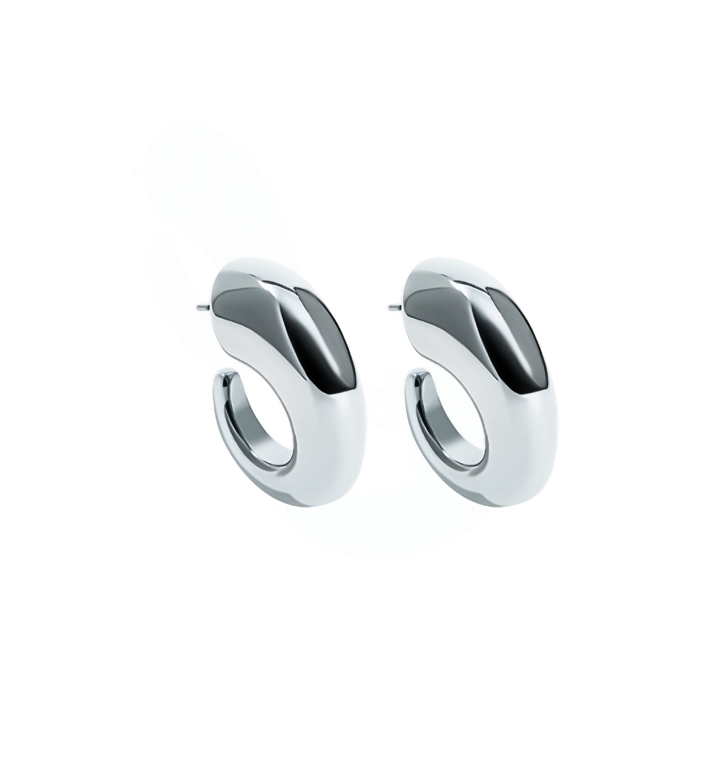 Camila Chunky Open Hoop Earrings