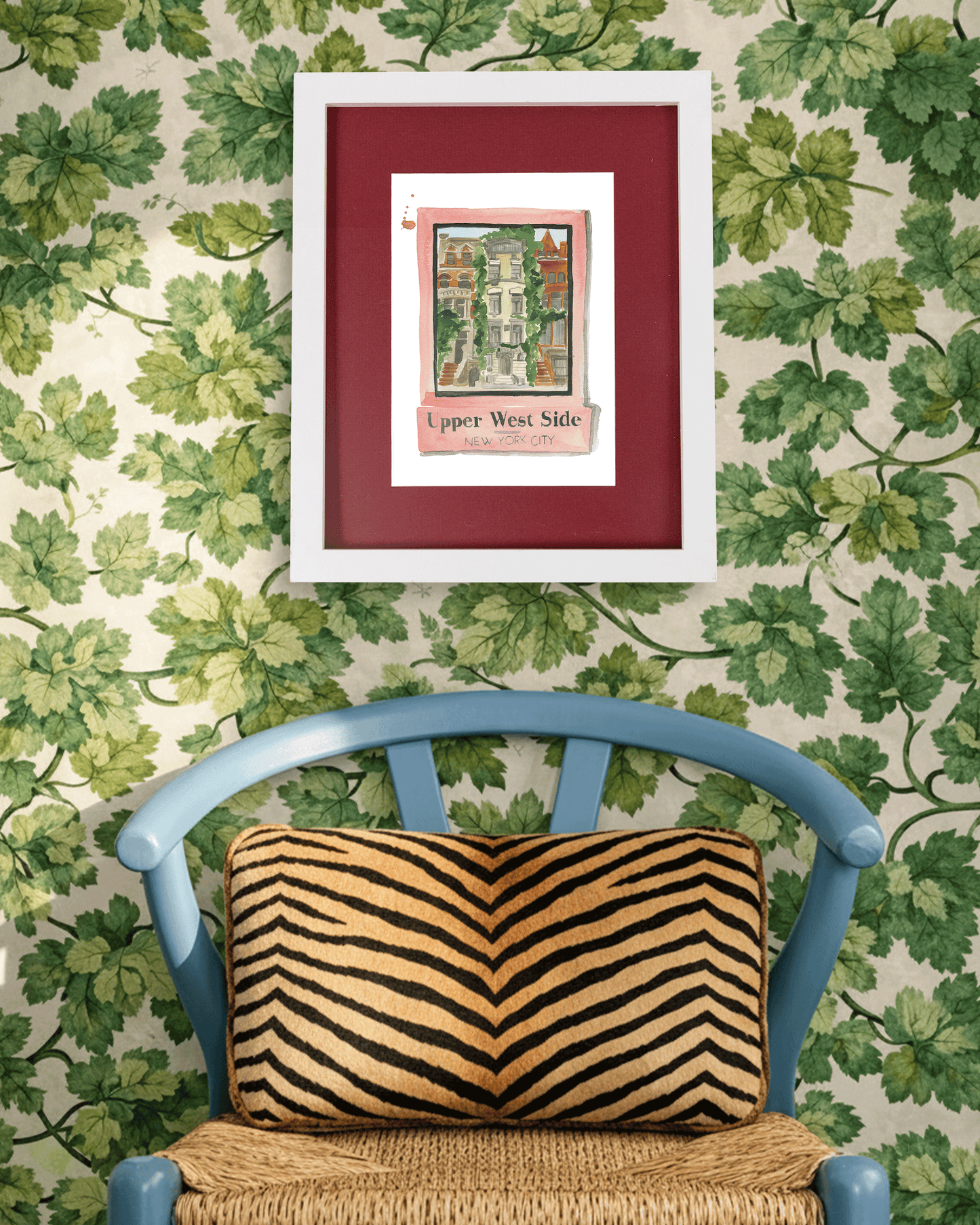 Upper West Side NYC Matchbook Art Print