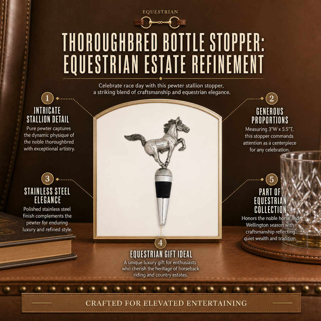Thoroughbred Bottle Stopper