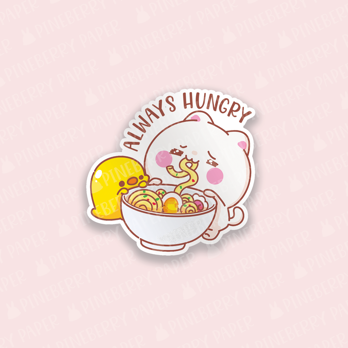 Always Hungry Vinyl Sticker