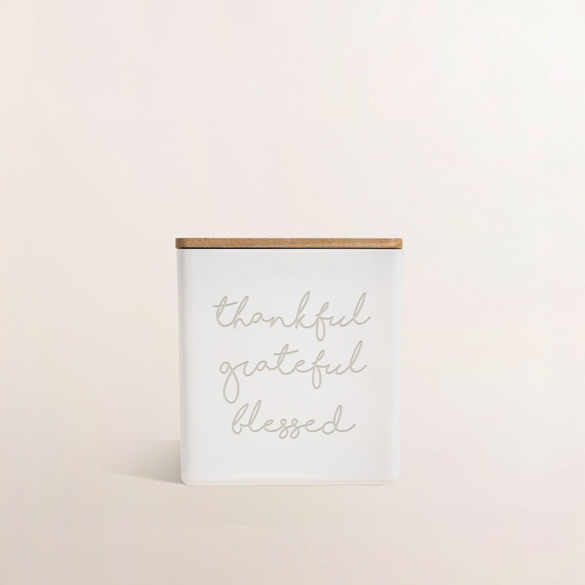 Thankful, Grateful, Blessed Candle
