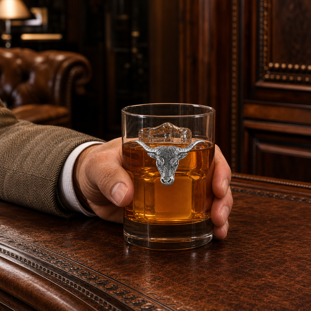 Long Horn Double Old Fashion Bar Glass