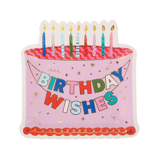 Birthday Wishes Dessert Plates (10 count)