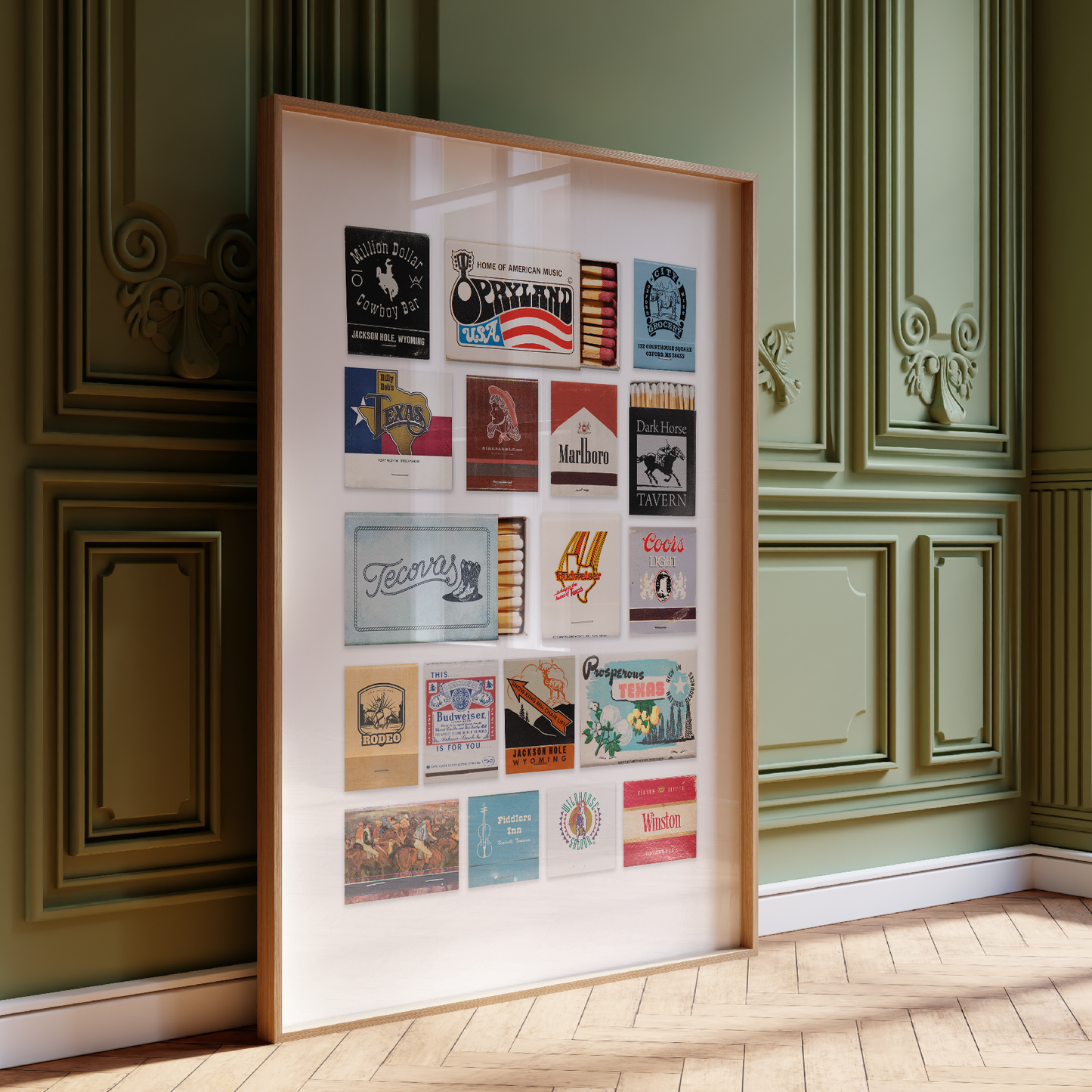 Western Collage Poster