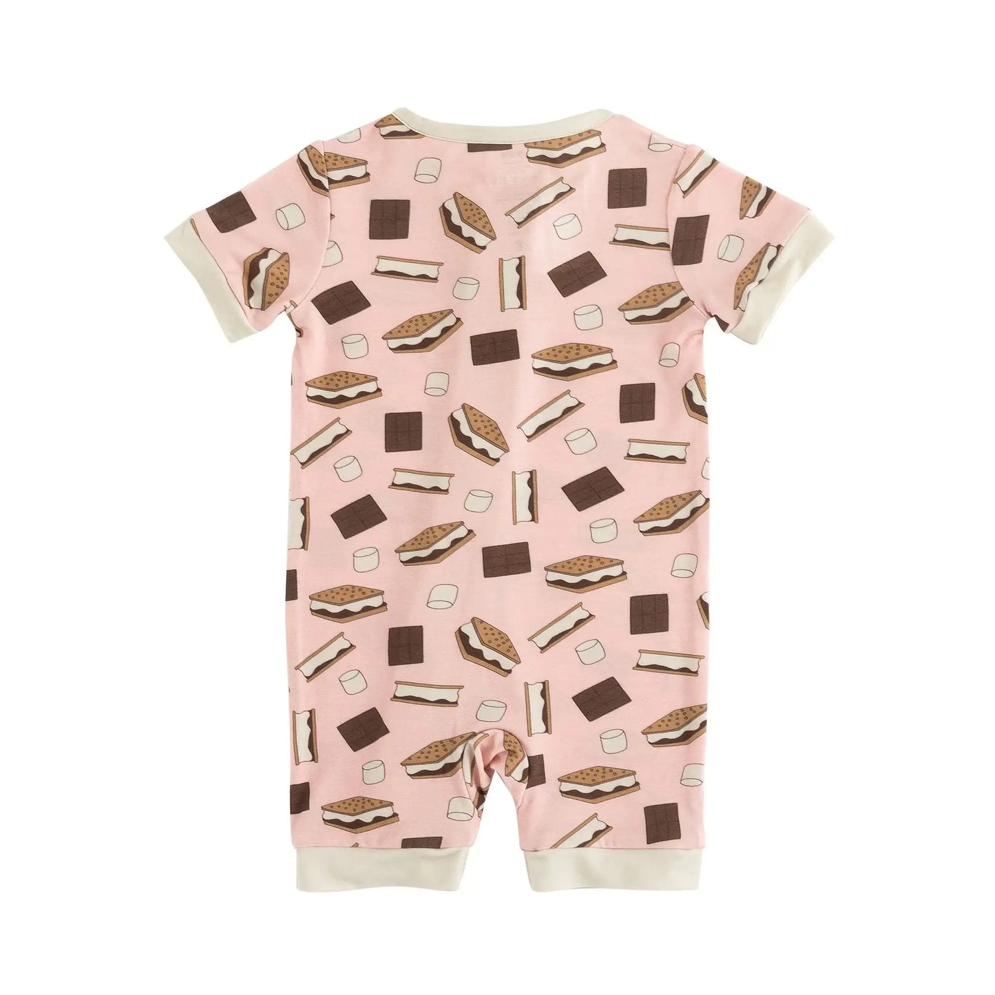 S'more to Love (Romper) - Pink
