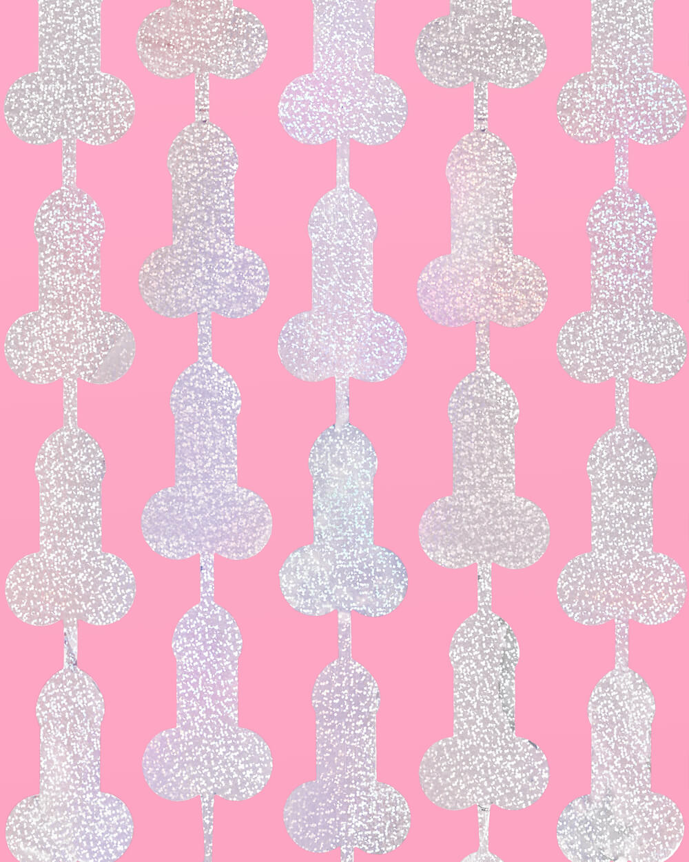 Penis Curtain Pack - iridescent foil curtains