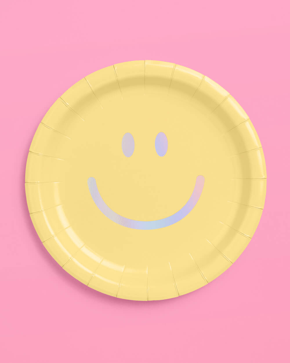 Smiley Plates - 24 paper plates