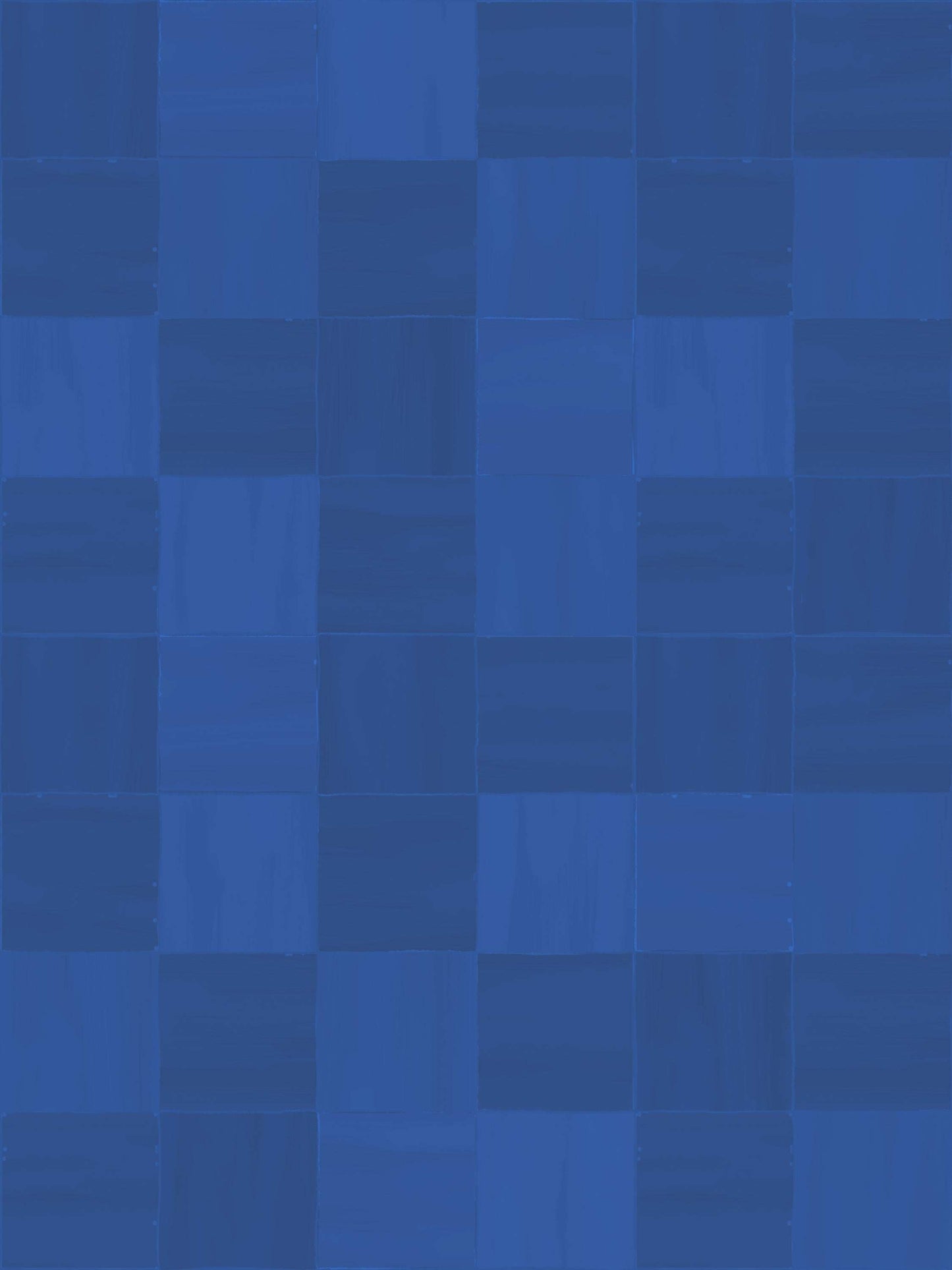 Zellige Wallpaper, cobalt