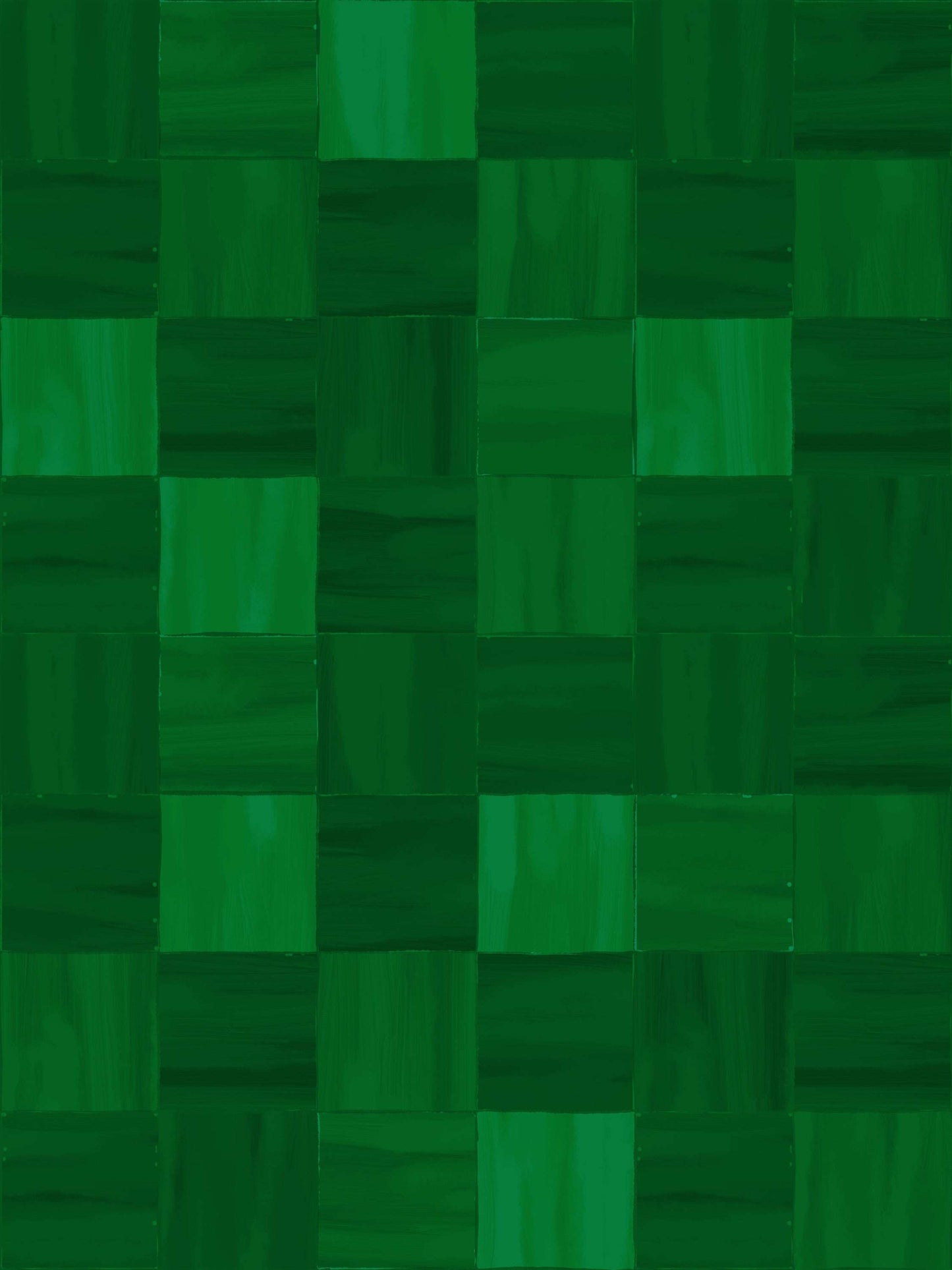 Zellige Wallpaper, emerald