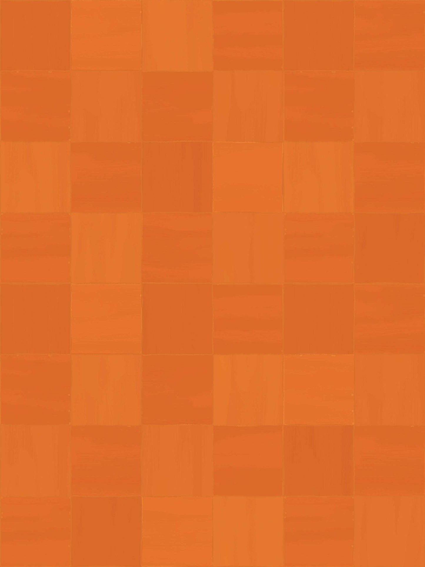 Zellige Wallpaper, orange