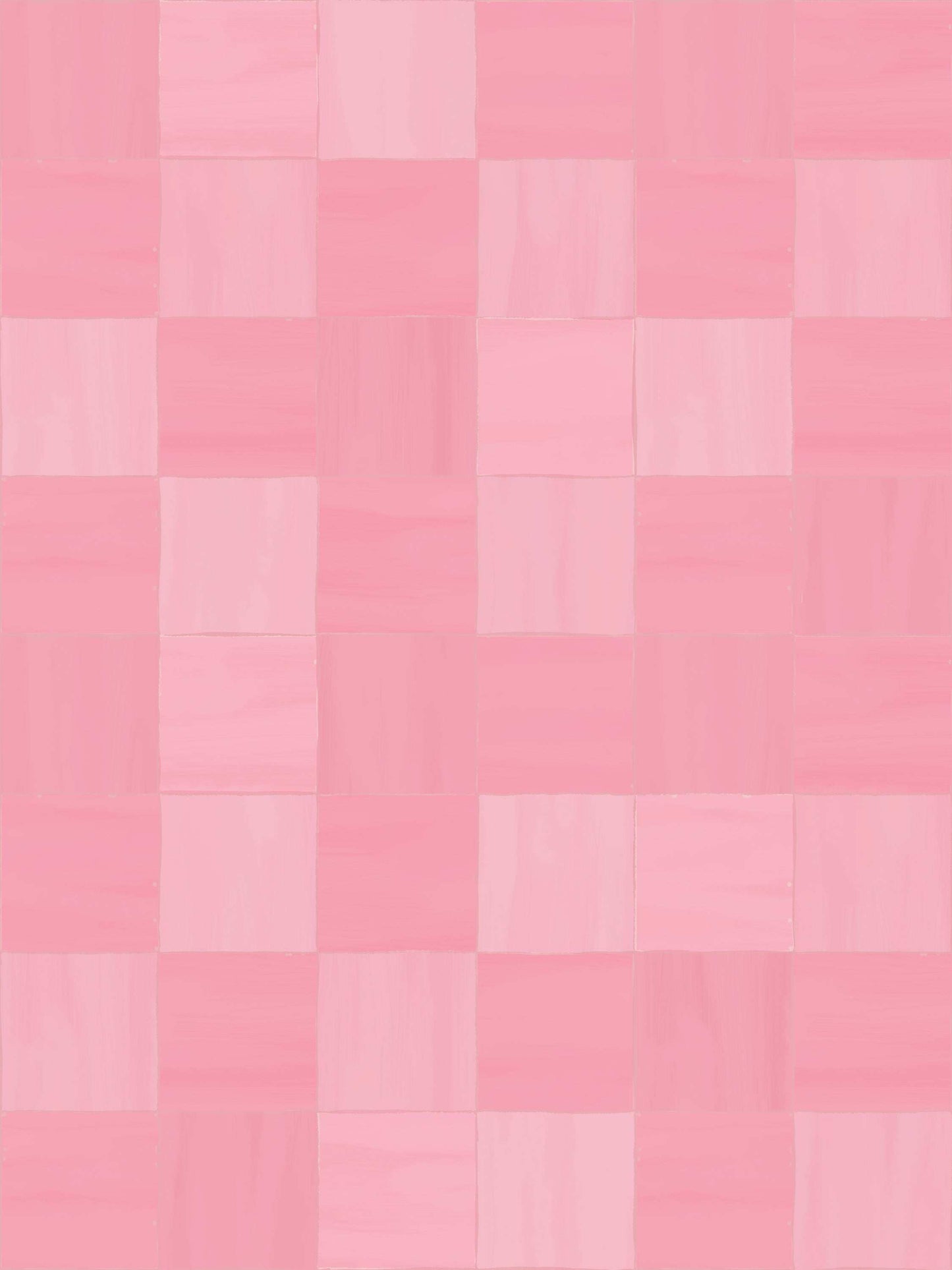 Zellige Wallpaper, pink