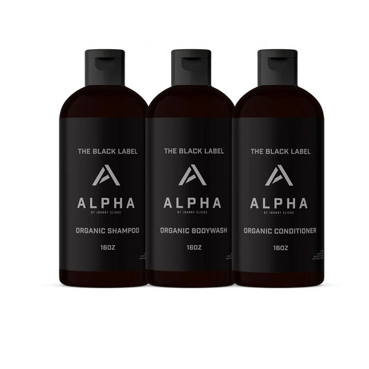 Black Label Shower Set