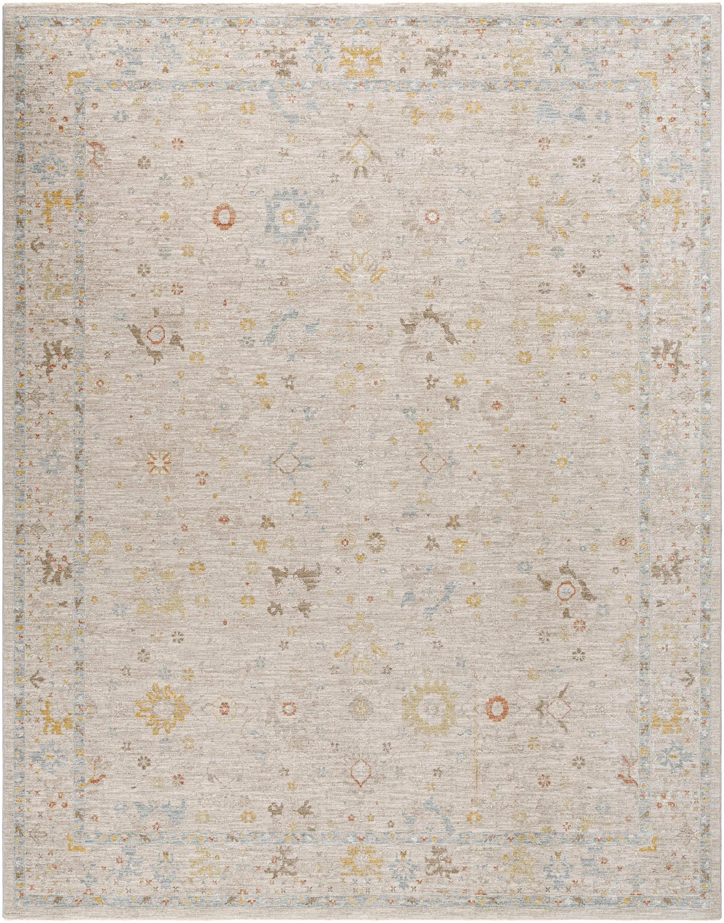 Amina Oushak Thick Luxe Area Rug